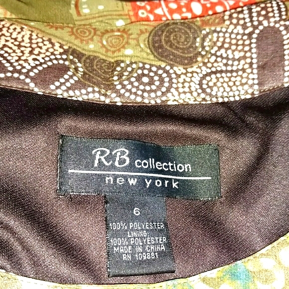 RB COLLECTION NEW YORK TIERED DRESS - Picture 7 of 7